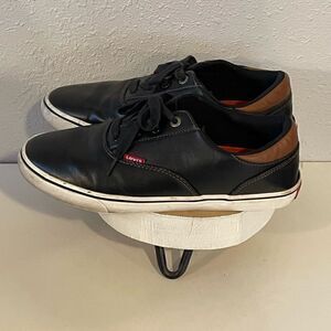 Pre-Owed Levi’s Mens Black Sneakers Size 10.5